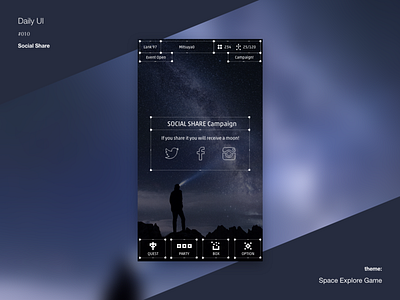 Daily UI #010 Social Share adobexd dailyui