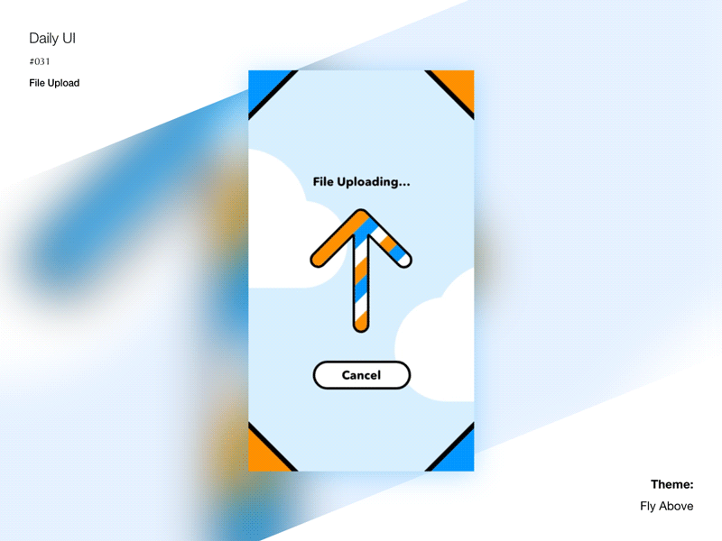 Daily UI #031 File upload adobexd animation dailyui