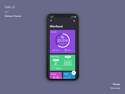 Daily UI #041 Workout Tracker