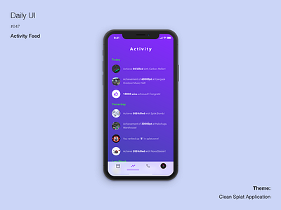 Daily UI #047 Activity Feed