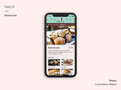 Daily UI #056 Breadcrumb adobexd dailyui