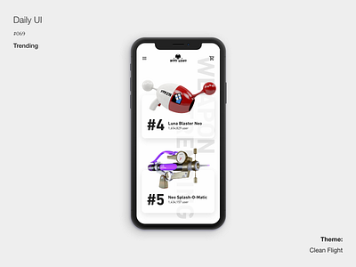 Daily UI #069 Trending