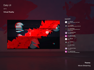 Daily UI #73 Virtual Reality adobexd dailyui