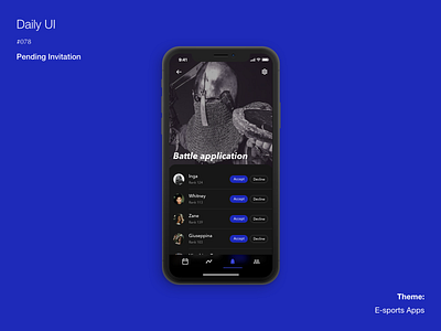 Daily UI #078 Pending Invitation