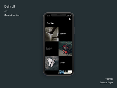 Daily UI #091 Curated for you