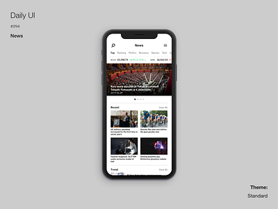 Daily UI #094 News