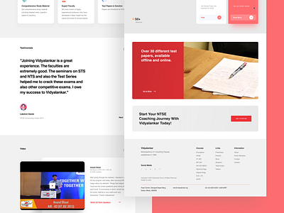 Educational Course Page bold class classes clean design education elearning inspirational learning minimal platform study tutor tutorial typography ui website