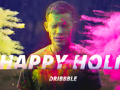 Happy Holi Dribbble!