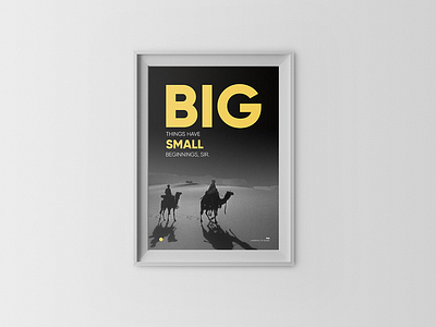 Lawrence Of Arabia bold branding clean design download free inspirational logo minimal motivational movie poster startup typography ui