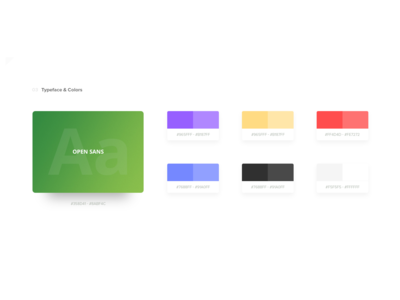 Zeo - UI Colors clean color design inspirational typography ui ux vector vr web