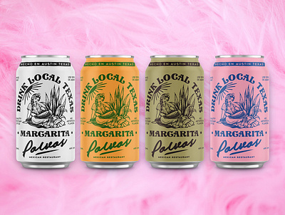 Margarita branding cans design identity logo packaging design