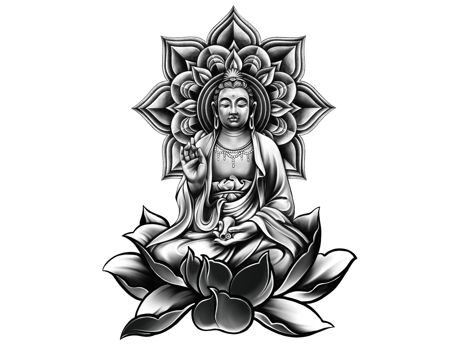Thai Buddha Tattoo PNG Vector PSD and Clipart With Transparent  Background for Free Download  Pngtree