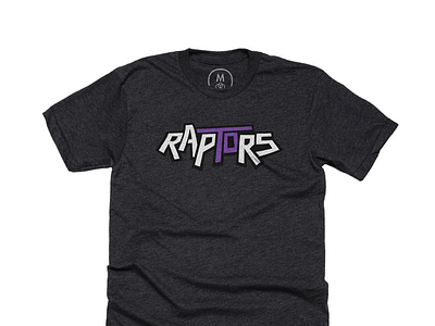 Raptors T-Shirt basketball design raptors toronto tshirt typography