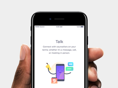 Humanize - Talk app humanize illustration ui ux