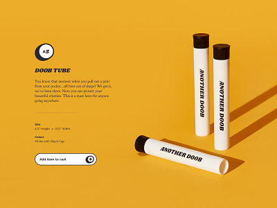 Another Room — Doob Tube cannabis photography product typography ui