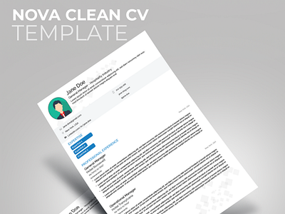 Nova Clean CV Templete