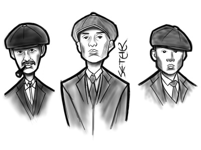 Peaky Blinders character graphic graphics illustration peakyblinders