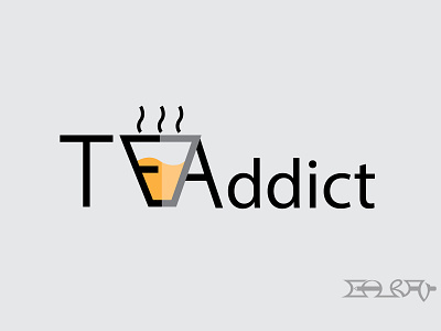 Tea Addict character design graphic graphic design graphics illustration logo pictogram pictograms tea teacup type typography visual