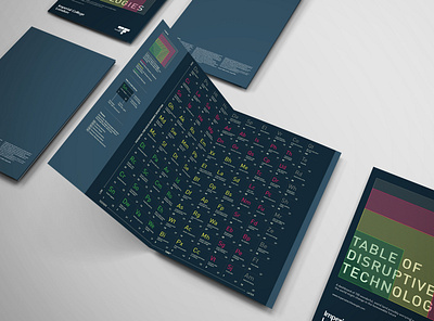 Table of Disruptive Technology - Infographic Design data resarch data visualization dataviz design infographic infographic design print design print designer typography