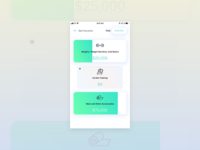 Raising Value android app design ios minimal screen swipe ui ux