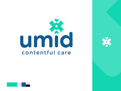 Umid - Contentful Care | Branding brand brand identity branding branding design butterfly design health hope icon identity ideogram inspire logo mind psychologist
