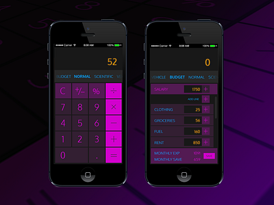 Dailyui 004 Calculator Dribbble 004 calculator dailyui design digital interface ui design