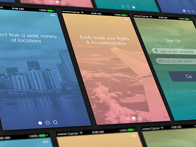 Dailyui 023 Onboarding 023 dailyui design flight image onboarding signup travel ui