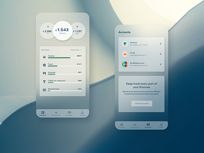 Personal Finances App UI Design