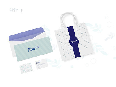 Nenuco concept branding branding concept redesign graphic design nenuco stationery design