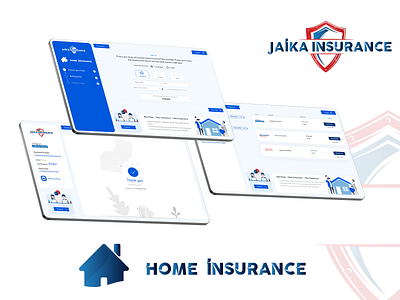 Jaika Insurance | Home Insurance branding design icon illustration logo typography ui ux vector website