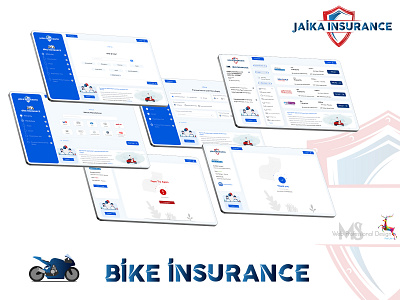 Jaika Insurance | Bike Insurance animation branding design graphic design icon illustration logo motion graphics typography ui ux vector web design website
