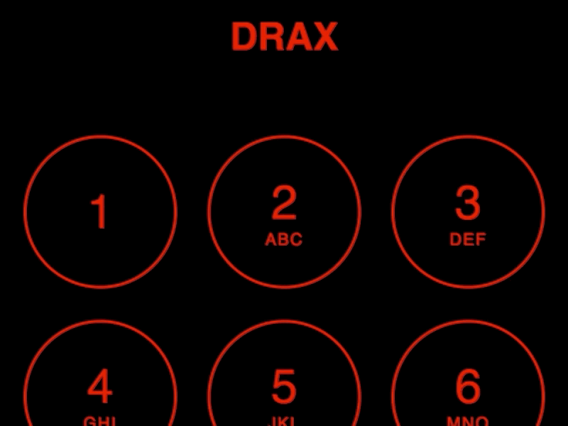 iPhone dialpad animation concept ios iphone reactjs themetacular