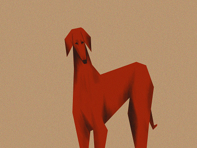 Dog art color study digital dog dog illustration dogs dribble illustration photoshop vector wacom