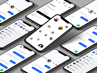 Message App UI Design Concept