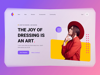 Fashion Store UI Design Concept