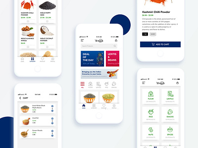 Grocery App UI Design app design grocery grocery app grocery store ui ux