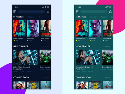 Movie App UI Concept movie movie app movie ui movie ux movies