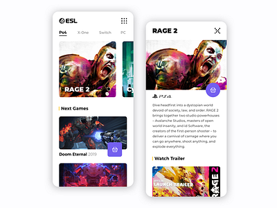 Games App Ui Design