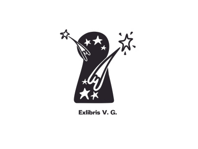 exlibris V.G. design exlbrs logo