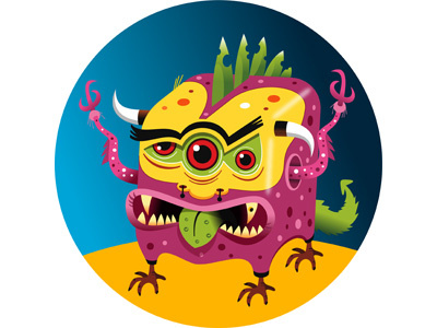 ShakyPlanet Globe: Monsters and app for illustrations ipad iphone