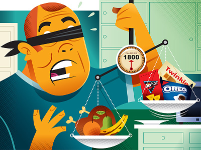 10 things the weight-loss industry won’t tell you illustration the wall street journal vector