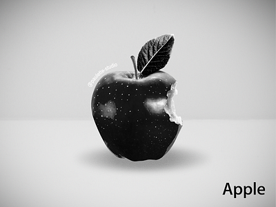 Logo In Real Life : Apple apple black design dribbble free graphic in real life inspiration logo paulette studio