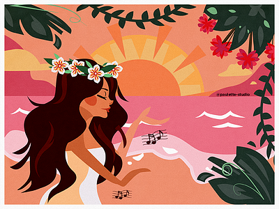 Illustration Hawaii