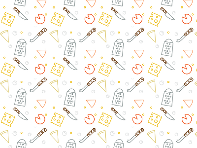 Say Cheese cheese food gourmet happy icon illustration knife pattern vector yum
