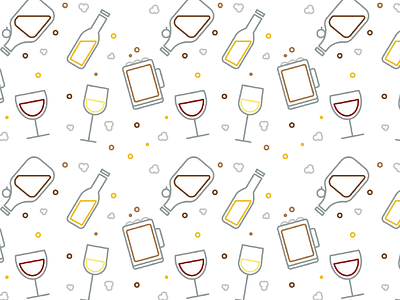 Cheers! alcohol beer celebrate cheers foam food fun growler icon pattern vector wine