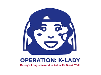 Operation K-Lady (Tshirt!) asheville bachelorette illustration logo sister tshirt vector wedding weekend