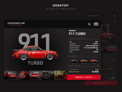 Porsche Classic - Single Product UI