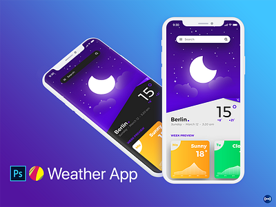 Weather App UI Concept