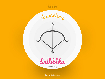 Happy Dussehra | 2019 2019 bow and arrow community designers dribbble dribbble community festival happy happy dussehra hindu illustration india shot sketchapp south asia today vector wishes