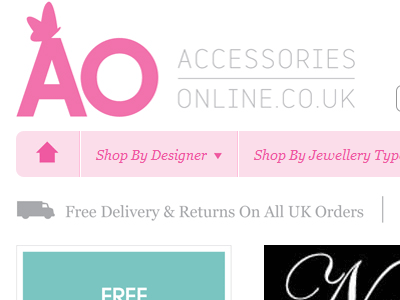 Accessories Online ecommerce jewellery magento website design